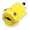 30A Marine Twist-Lock Plug 2P 3W 125VAC L5-30P YL view 1