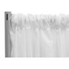 1 Pc, Sheer Voile Flame Retardant (Fr) 10Ft H X 118" W Drape/Backdrop Curtain Panel - White(Machine Washable Cold & Low Heat) for Upcoming Wedding, Birthday, Shower, Tradeshow view 1