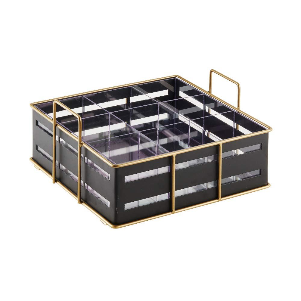 Cal-Mil 22093-90 Empire Organizer Condiment Caddy, 11-3/4"W x 11-1/2"D x 6"H