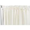 1 Pc, Poly Premier Fire Retardant (Fr) 12Ft H X 60" W Drape/Backdrop - Ivory(Machine Washable Cold & Low Heat) for Upcoming Wedding, Birthday, Shower, Tradeshow view 1