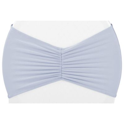CVL 10 Pcs, 8" X 13" (Unstretched) Ruffled Spandex Chair Band - Dusty Blue for Wedding Or Special Event Decor