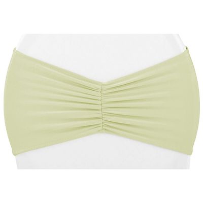 CVL 10 Pcs, 8" X 13" (Unstretched) Ruffled Spandex Chair Band - Sage Green for Wedding Or Special Event Decor