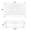 Backerysupply Clear Plastic Drawer Organizer Tray for Vanity Cabinet (9"6"2" Set of 4) For Office Bathroom Makeup Drawers view 2