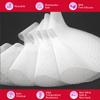 GUCUJI Pack of 5 Premium Non stick Round Silicone Dehydrator Sheets For Fruit Dryer Mesh view 2