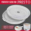 GUCUJI Pack of 5 Premium Non stick Round Silicone Dehydrator Sheets For Fruit Dryer Mesh view 3