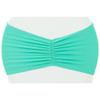 CVL 10 Pcs, 8" X 13" (Unstretched) Ruffled Spandex Chair Band - Turquoise for Wedding Or Special Event Decor view 1
