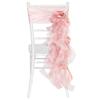 1 Pc, Curly Willow 29" Chair Sash - Dusty Rose/Mauve for Weddings, Quinceaneras, Birthday Celebrations view 1