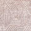 1 Pc, Geometric Glitz Art Deco Sequin Tablecloth 132" Round - Blush/Rose Gold For Wedding Ceremonies & Receptions, Bridal Showers, Baby Showers, Quinceaneras, Anniversary Parties, Or Special Event view 3