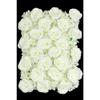 1 Pc, Silk Roses/Hydrangeas 16"X24" Flower Wall Backdrop Panel - Cream for Wedding Receptions, Bridal Showers, Baby Showers, Quinceaneras, Anniversary Parties view 1