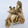 Aakrati Ganesh Ji Sitting on Morden Cart view 4
