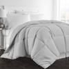 MEXIMART Silver All Season Down Alternetive Comforter- Twin Size 68 x 86 Inches 1-pc Duvet Incert, 1000-TC 750-GSM with Corner Tabs 100% Egyptian Cotton- Hypoallergenic - Silver Solid view 2