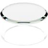 Plymor Clear Acrylic Cylinder Display Riser with Mirror Top, 1" H x 2" D (12 Pack) view 1