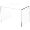 Plymor Clear Acrylic Small Rectangular Display Riser, 7" H x 10.5" W x 7" D (1/4" Thick) (6 Pack) view 1