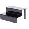 Plymor Black Acrylic 2-Step Display Stairs, 6.25" H x 12" W x 10.25" D (3 Pack) view 1