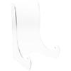 Plymor Clear Acrylic Flat Back Easel with Shallow Support Ledges, 15" H x 10.25" W x 8.75" D (3 Pack) view 1