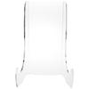 Plymor Clear Acrylic Flat Back Easel with Shallow Support Ledges, 15" H x 10.25" W x 8.75" D (3 Pack) view 2