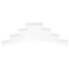 Plymor Frosted Acrylic 7-Item Mini Display Stairs, 4.125" H x 14.75" W x 6" D (3 Pack) view 1