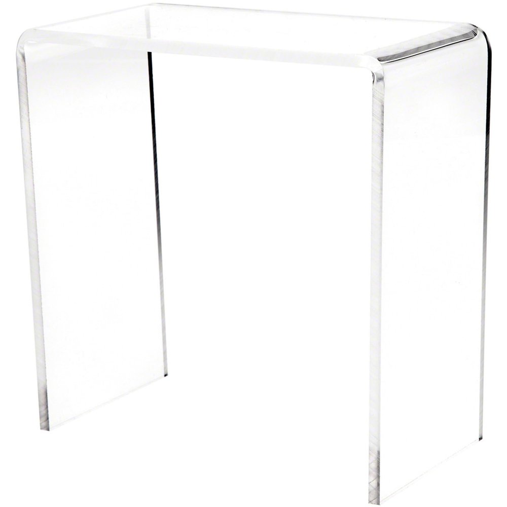 Plymor Clear Acrylic Vertical Rectangular Display Riser, 6" H x 6" W x 3" D (3/16" thick) (6 Pack)