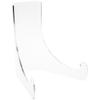 Plymor Clear Acrylic Flat Back Easel with Deep Support Ledges, 9" H x 7.5" W x 7.25" D (6 Pack) view 1