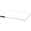 Plymor Clear Rectangular Acrylic Display Base, 6" W x 4" D x 0.375" H, Pack of 3 view 1