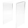 Plymor Clear Acrylic Vertical Square Display Riser, 12" H x 8" W x 8" D (1/4" thick) (3 Pack) view 1