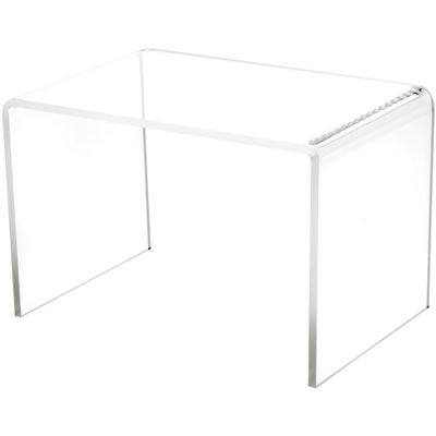 Plymor Clear Acrylic Rectangular Display Riser, 6" H x 9" W x 6" D (1/4" Thick) (6 Pack)