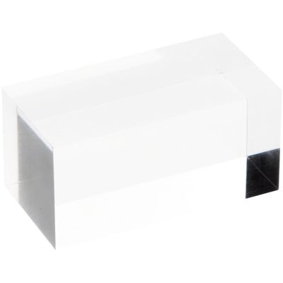 Plymor Clear Polished Acrylic Rectangular Display Block, 1.5" H x 1.5" W x 3" D (3 Pack)
