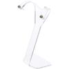 Plymor Clear Acrylic Divided Pair Hanging Earring Display Stand, 3.125" W x 1.75" D x 4.75" H (6 Pack) view 2