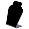 Plymor Black Acrylic Necklace/Earring Combo Display Stand, 4.625" W x 3" D x 5.25" H (3 Pack) view 1