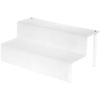 Plymor Frosted Acrylic 2-Step Display Stairs, 6.25" H x 12" W x 10.25" D (2 Pack) view 1