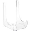 Plymor Clear Acrylic Display Easel with Label Front, 7.5" H x 5.25" W x 6.25" D (6 Pack) view 1