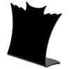 Plymor Black Acrylic Winged Necklace Display Stand, 8.5" W x 3" D x 7.25" H (2 Pack) view 1