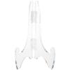 Plymor Clear Acrylic Adjustable Folding Display Easel, 7.5" H x 5" D (For 12" Plates) (6 Pack) view 1