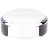 Plymor Clear Acrylic Beveled Round Display Base, 3" W x 3" D x 1" H, Pack of 2 view 1