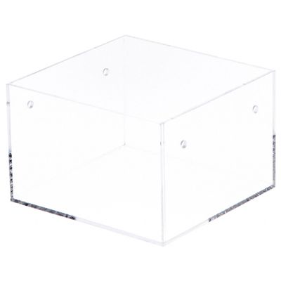 Plymor Clear Acrylic 13-CD Display Tray, 6.25" W x 6" D x 4" H (2 Pack)