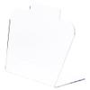 Plymor Clear Acrylic Basic Short Necklace Display Stand, 8.5" W x 4" D x 7.75" H (2 Pack) view 1