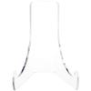 Plymor Clear Acrylic Flat Back Easel with Deep Support Ledges, 4.5" H x 3.75" W x 4" D (3 Pack) view 2