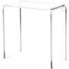 Plymor Clear Acrylic Vertical Rectangular Display Riser, 5" H x 5" W x 2.5" D (3/16" thick) (12 Pack) view 1