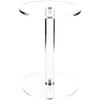Plymor Clear Acrylic Round Barbell Pedestal Display Riser, 8" H x 6" D (1/4" thick) (6 Pack) view 1