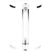 Plymor Clear Acrylic Round Barbell Pedestal Display Riser, 4.25" H x 4.5" D (3/16" thick) (12 Pack) view 1