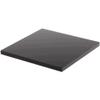 Plymor Black Square Acrylic Display Base, 6" W x 6" D x 0.375" H, Pack of 3 view 1