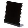 Plymor Black Acrylic Necklace Display Stand With Side Hooks, 10.625" W x 4" D x 11.75" H (3 Pack) view 1