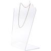 Plymor Clear Acrylic Stair-Step Necklace Display Stand, 8" W x 4" D x 11.75" H (3 Pack) view 2