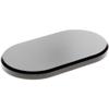 Plymor Black Acrylic Oval Beveled Display Base, 7" W x 4" D x 0.5" H, Pack of 3 view 1