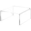 Plymor Clear Acrylic Short Square Display Riser, 2.5" H x 5" W x 5" D (3/16" thick) (12 Pack) view 1