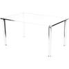Plymor Clear Acrylic Rectangular 4-Leg Display Riser, 8" H x 16" W x 10" D (3 Pack) view 1