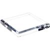 Plymor Clear Acrylic Square Beveled Display Base, 5" W x 5" D x 0.75" H, Pack of 2 view 1