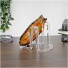 Plymor Clear Acrylic Ribbon-Style Display Easel, 3.75" H x 3.875" W x 5" D (24 Pack) view 3