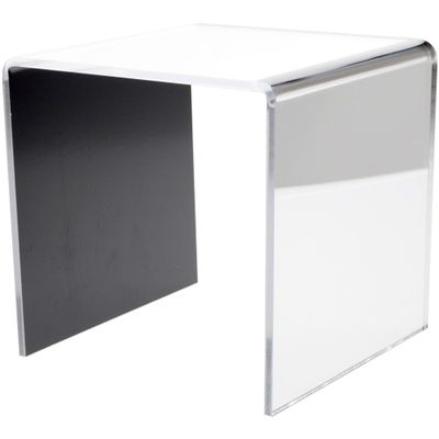 Plymor Mirrored Acrylic Square Display Riser, 6" H x 6" W x 6" D (3/16" thick) (6 Pack)
