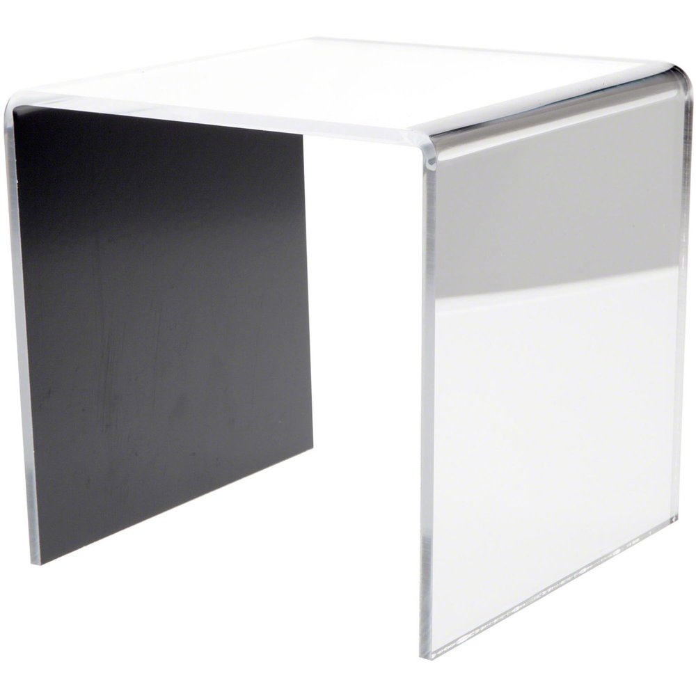 Plymor Mirrored Acrylic Square Display Riser, 6" H x 6" W x 6" D (3/16" thick) (6 Pack)